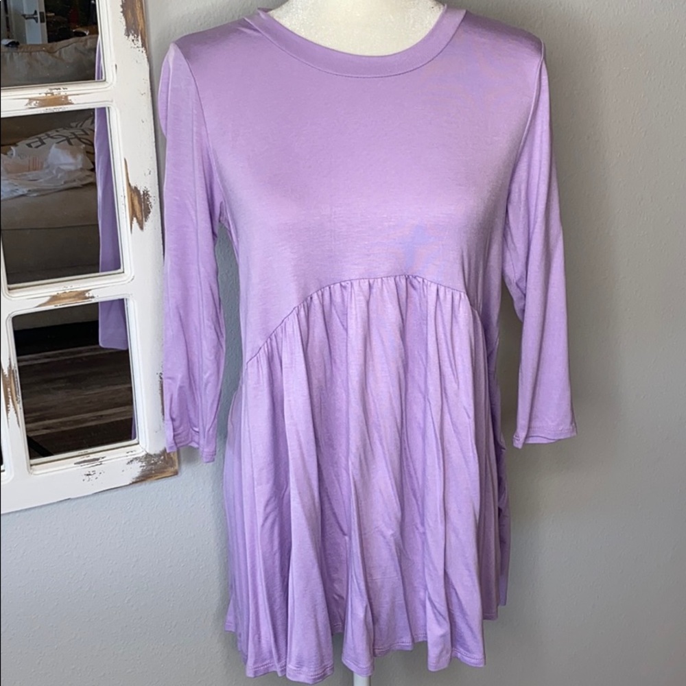 Light purple Honeyme Tunic Top